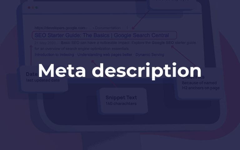 Qué es un Meta description