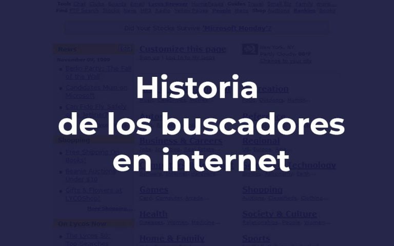 Historias de los buscadores de internet