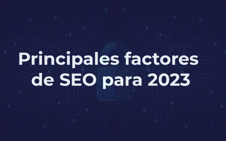 principales factores de SEO para 2023
